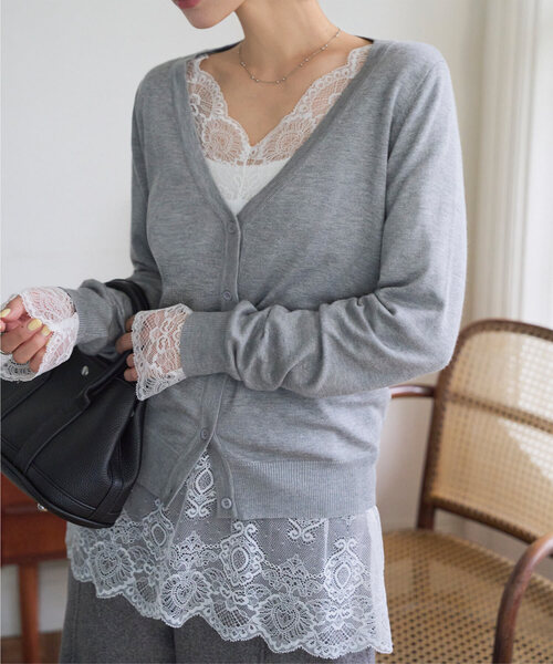 KOBE LETTUCE（神戸レタス） tシャツ 前後2wayレーストップスインナー