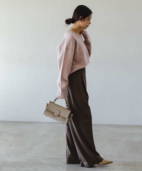 NOBLE（ノーブル） ニット セーター 「追加」YAKクルーネックプル