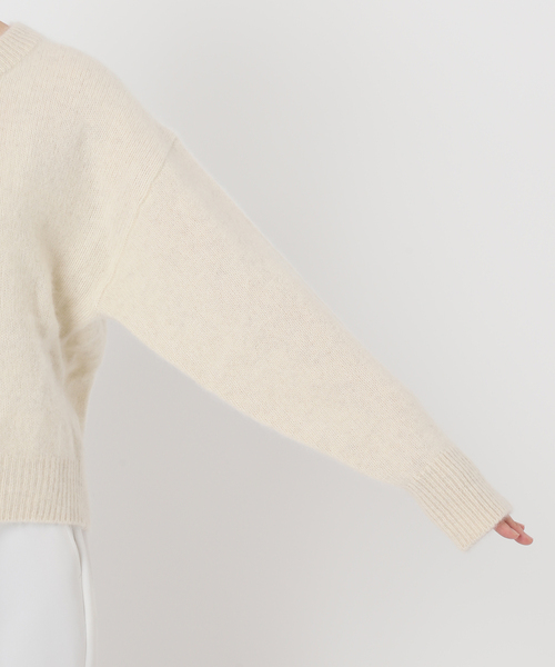 NOBLE（ノーブル） ニット セーター 「追加」YAKクルーネックプル