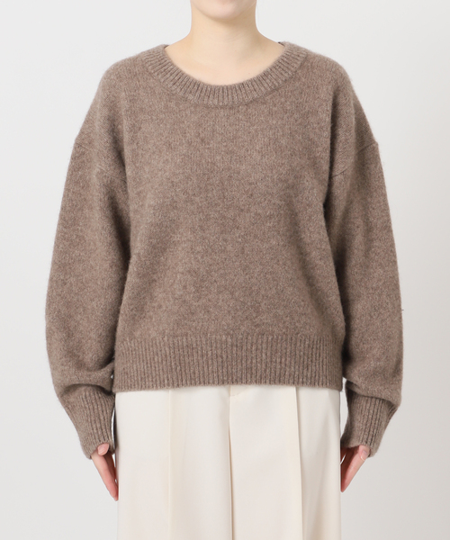 NOBLE（ノーブル） ニット セーター 「追加」YAKクルーネックプル