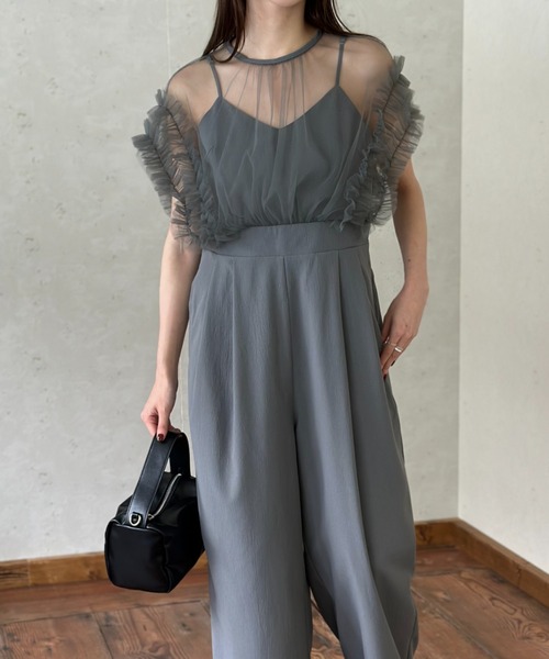 「Per sist ence」 オールインワン FREE グレイッシュベージュ レディース_画像5