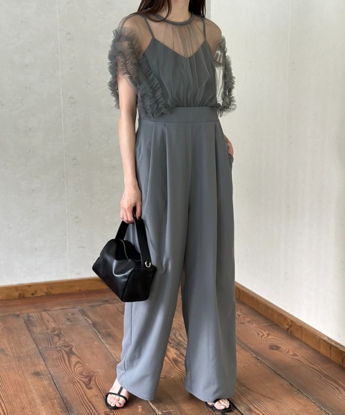 「Per sist ence」 オールインワン FREE グレイッシュベージュ レディース_画像7