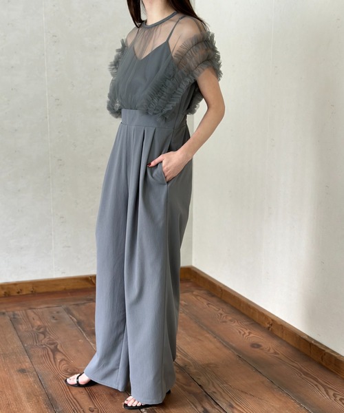 「Per sist ence」 オールインワン FREE グレイッシュベージュ レディース_画像8