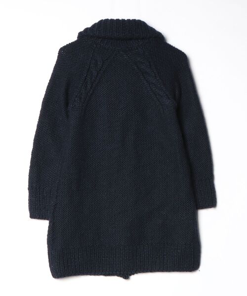 「NIMES」 ニットカーディガン - ネイビー レディース_画像2