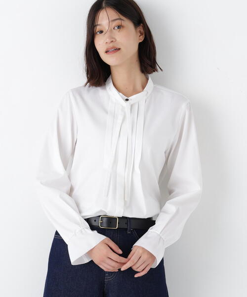 human woman（ヒューマンウーマン） ブラウス シャツ コットンリヨセル