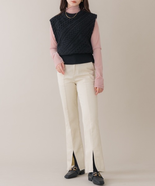 「NEUNA」 デニムパンツ SMALL ブラック レディース_画像5