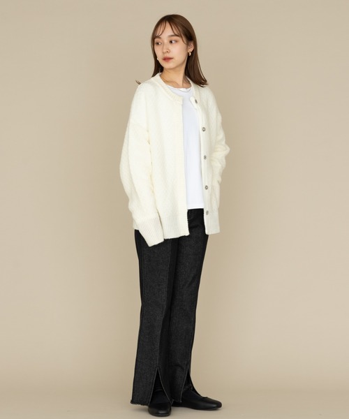 「NEUNA」 デニムパンツ SMALL ブラック レディース_画像6