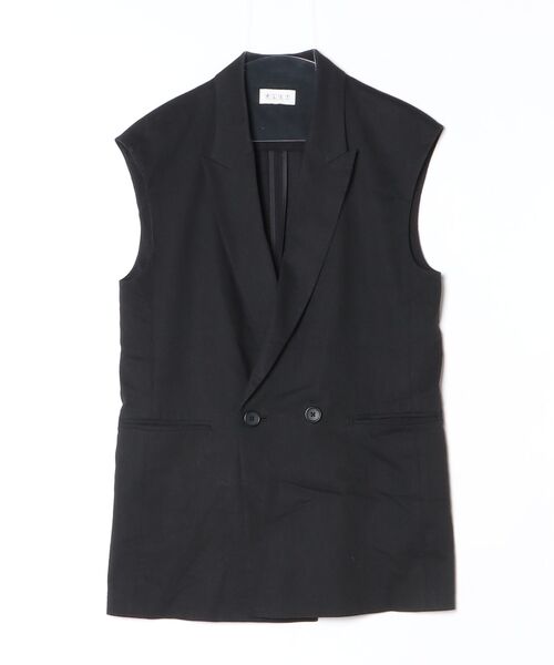 PLST ブラック ベスト PLST（プラステ） ベスト S ブラック レディース : ZOZOTOWN Yahoo!店