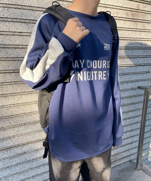 「B.R.U」 スウェットカットソー FREE グレー メンズ_画像5