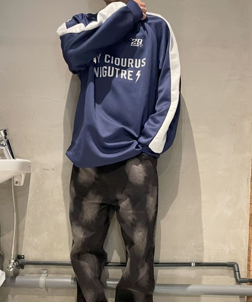 「B.R.U」 スウェットカットソー FREE グレー メンズ_画像8