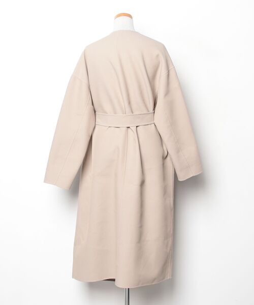 LAUTREAMONT（ロートレアモン） ノーカラーコート 38 ベージュ