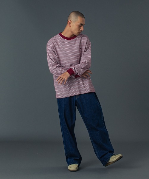 XLARGE（エクストラ ラージ） tシャツ STRIPE L/S TEE メンズ
