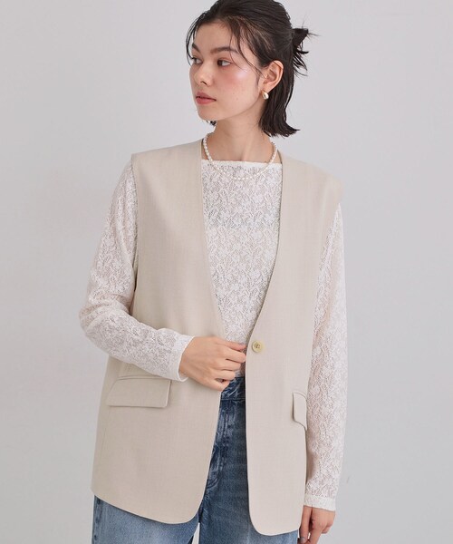 THE SHOP TK ベスト ジレ 入学式 卒業式 「通勤にもカジュアルにも 