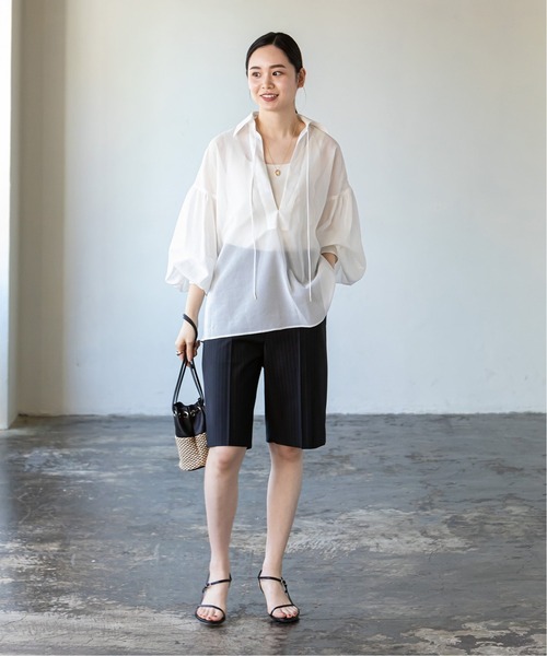 NOBLE（ノーブル） 長袖シャツ FREE ホワイト レディース : ZOZOTOWN