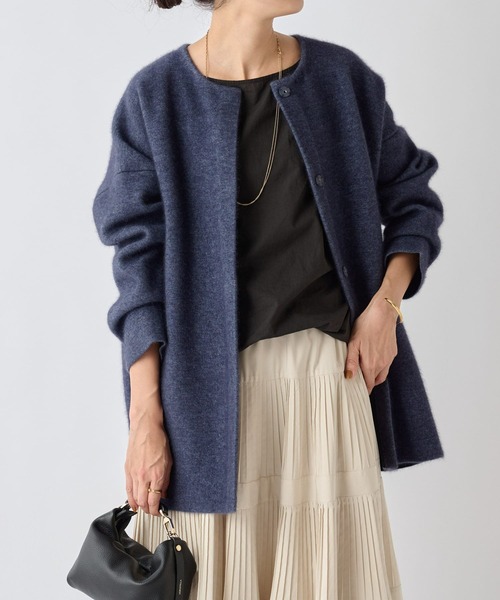 「BEARDSLEY」 ニットカーディガン FREE ベージュ レディース_画像4