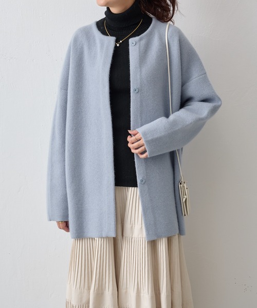 「BEARDSLEY」 ニットカーディガン FREE ベージュ レディース_画像8