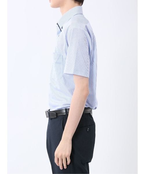 「m.f.editorial」 半袖シャツ MEDIUM ブルー メンズ_画像9