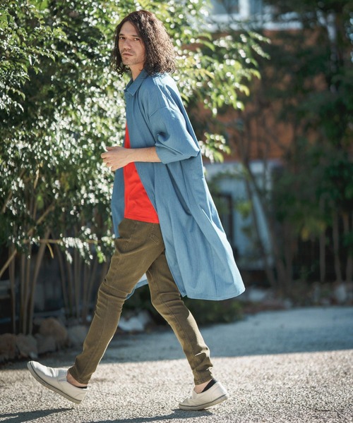 CAMBIO（カンビオ） サルエルデニムパンツ S オリーブ メンズ