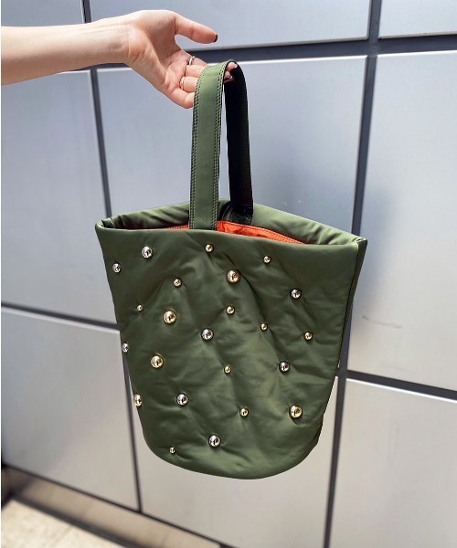 「Scrap Book」 ハンドバッグ FREE グリーン レディース_画像8