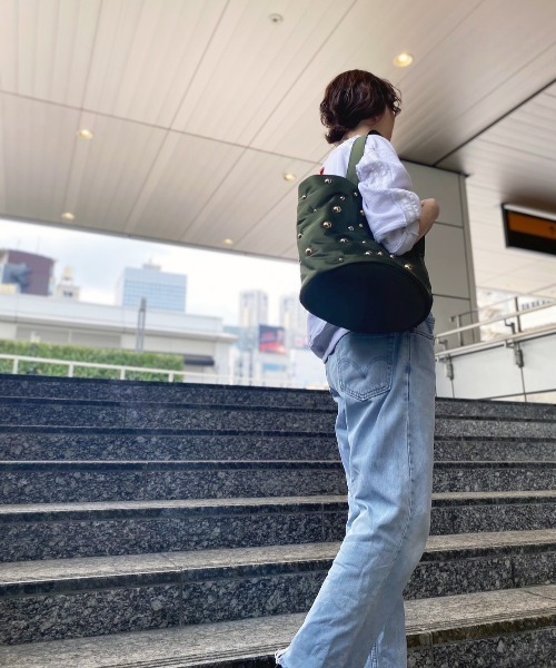 「Scrap Book」 ハンドバッグ FREE グリーン レディース_画像9