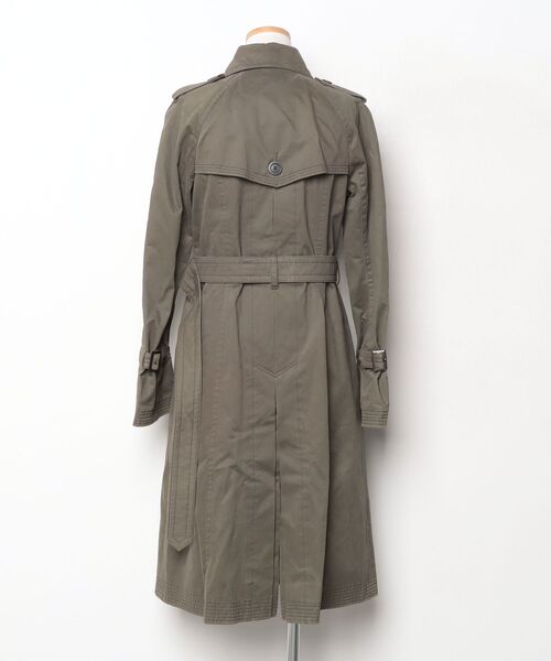「EPOCA」 トレンチコート 40 グリーン レディース_画像2