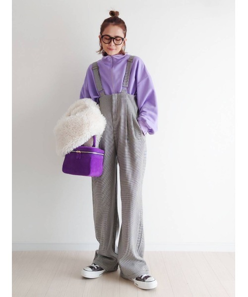 「CORNERS」 スウェットカットソー M パープル レディース_画像6