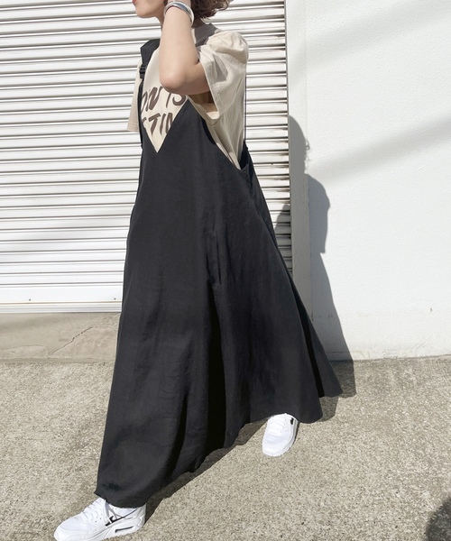 「Spick \u0026 Span」 サロペットスカート 38 ベージュ レディースの画像