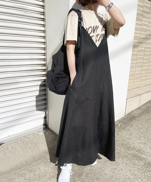 「Spick \u0026 Span」 サロペットスカート 38 ベージュ レディースの画像