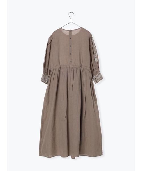 「TSUHARU by Samansa Mos2」 長袖ワンピース F オフホワイト レディース_画像3