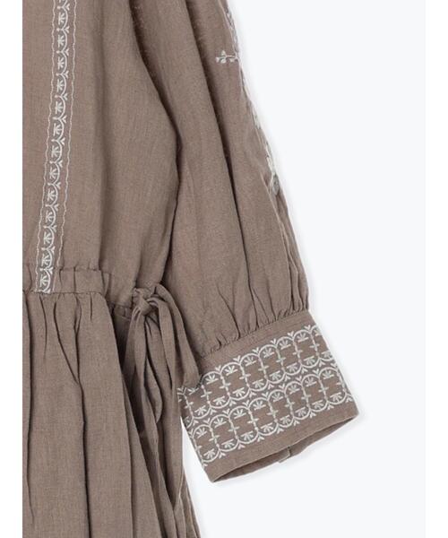 「TSUHARU by Samansa Mos2」 長袖ワンピース F オフホワイト レディース_画像5