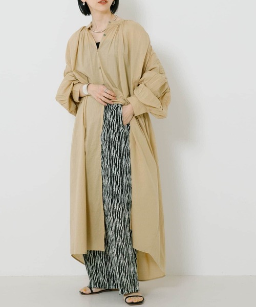 「URBAN RESEARCH」 シャツワンピース FREE ベージュ レディースの画像6