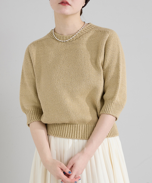 IENA（イエナ） ニット セーター POLISHコットンプルオーバー