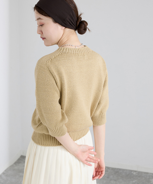 IENA（イエナ） ニット セーター POLISHコットンプルオーバー