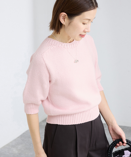 IENA（イエナ） ニット セーター POLISHコットンプルオーバー