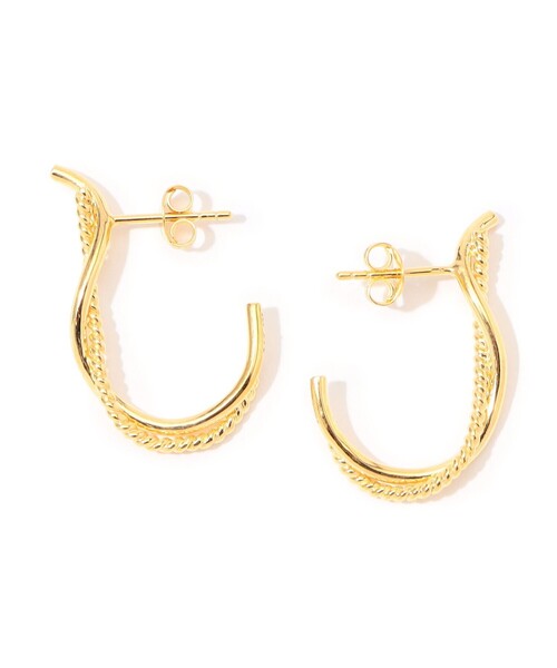 ピアス BAR Jewellery CONTRA ゴールドピアス レディース