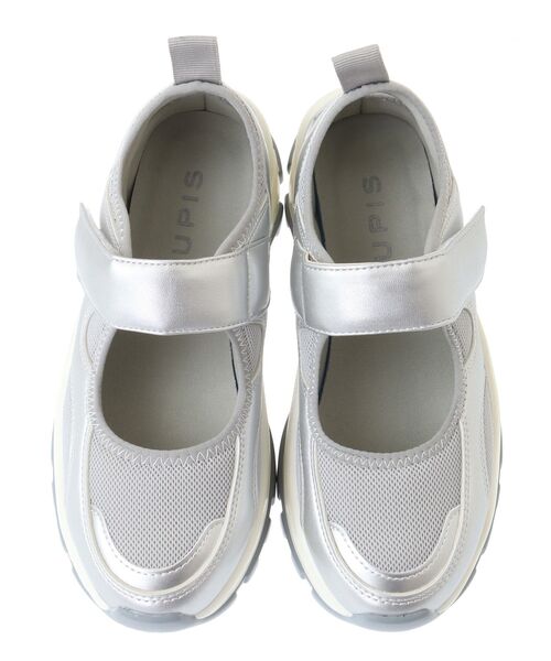 「Green Parks」 ローカットスニーカー M シルバー レディース_画像7