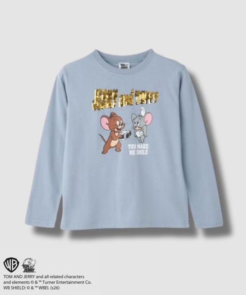 tシャツ 「TOM＆JERRY /トムとジェリー 」キャラクター 長袖Tシャツ