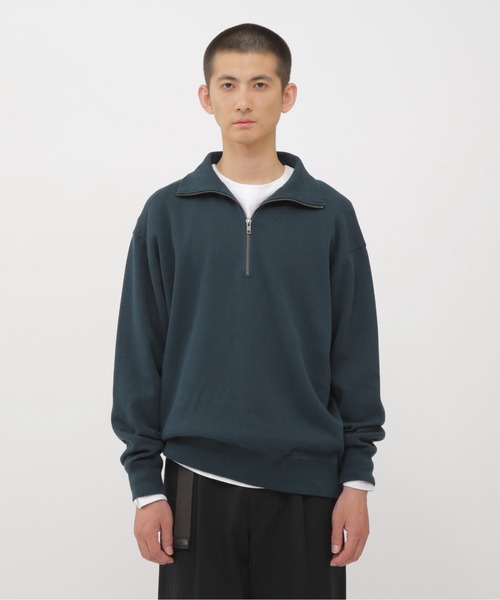 MHL.（エムエイチエル） スウェットカットソー MEDIUM グリーン メンズ 