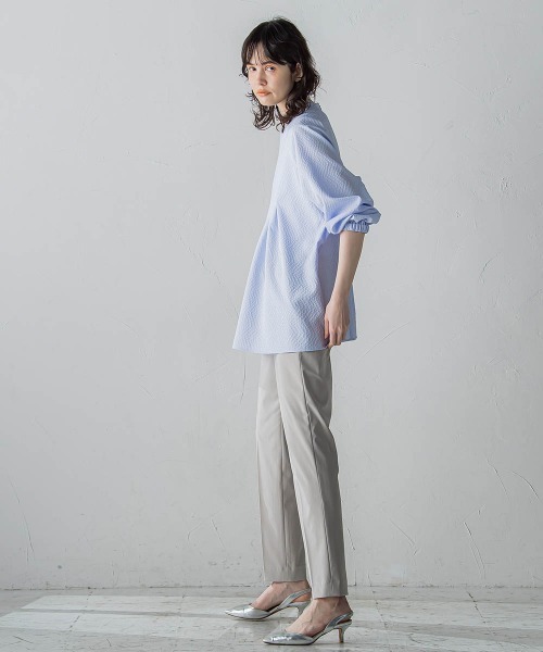 「la.f…」 長袖ブラウス 9号 ブラック レディース_画像2