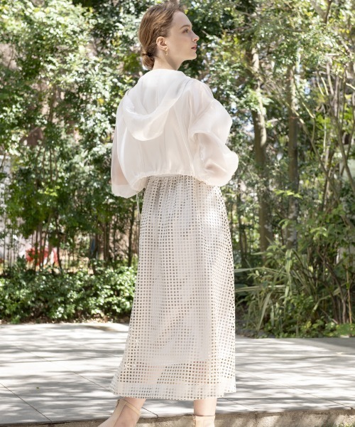 「AND COUTURE」 ドッキングワンピース FREE ブラック レディース_画像6