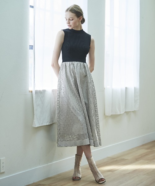 「AND COUTURE」 ドッキングワンピース FREE ブラック レディース_画像9