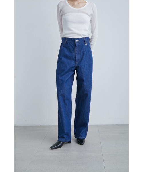 「MIESROHE」 デニムパンツ 1 ブラック レディース_画像2