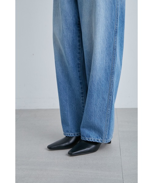 「MIESROHE」 デニムパンツ 1 ブラック レディース_画像4