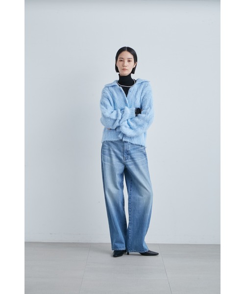 「MIESROHE」 デニムパンツ 1 ブラック レディース_画像7