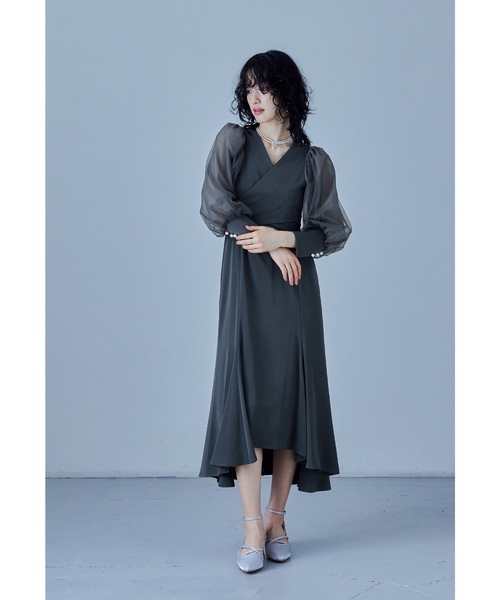 「niana」 キャミソールワンピース M ブラック レディースの画像