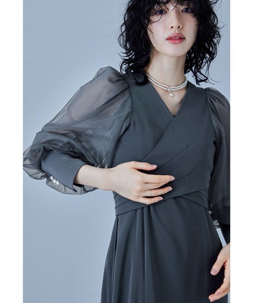 「niana」 キャミソールワンピース M ブラック レディースの画像