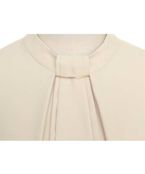 「RUIRUE BOUTIQUE」 長袖ブラウス 5L ブルー レディース_画像4