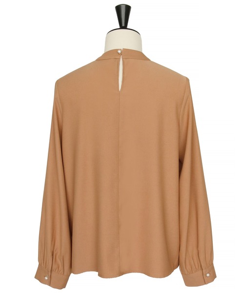 「RUIRUE BOUTIQUE」 長袖ブラウス 5L ブルー レディース_画像8