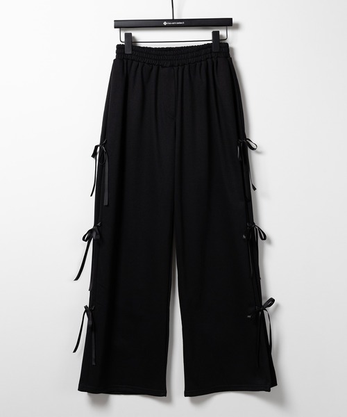 「me+em select」 スウェットパンツ FREE ブラック レディース_画像2