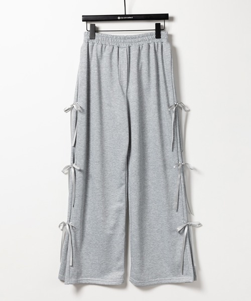 「me+em select」 スウェットパンツ FREE ブラック レディース_画像3